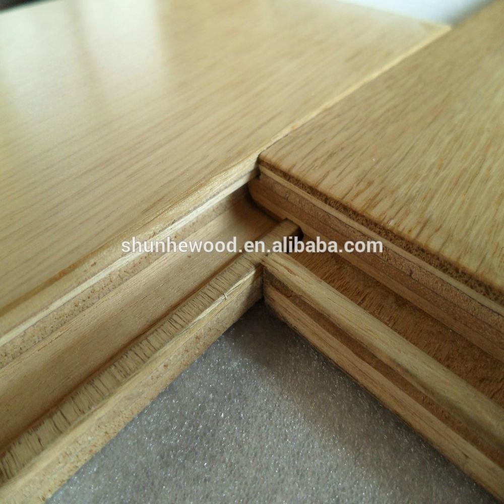 Rustic wide plank oak engineered parquet wood flooring  5