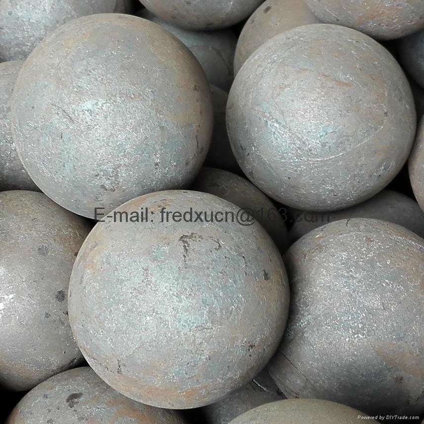 Forged steel grinding balls for copper mine and cement mill grinding