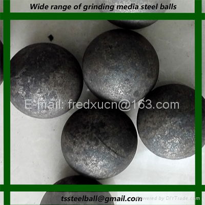 Ag mill and sag mill grinding media 65mm hot rolled steel balls for mining  2