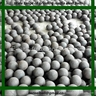 Ag mill and sag mill grinding media 65mm hot rolled steel balls for mining  5