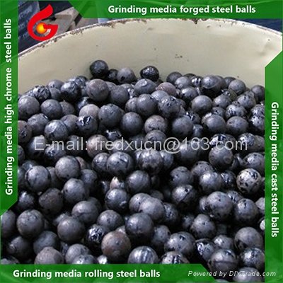 50mm High Chrome Cast Grinding Media Steel Ball for Mining and Ball Mill  3