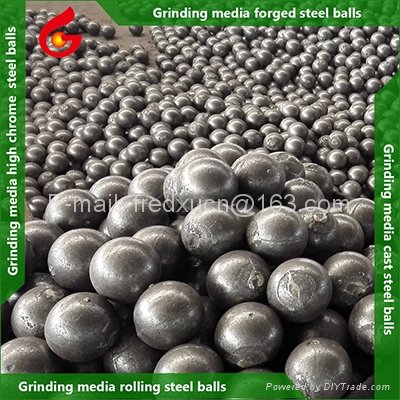 50mm High Chrome Cast Grinding Media Steel Ball for Mining and Ball Mill  5