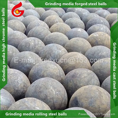 Ball mill grinding media forged grinding steel balls for mining mill and ore 3