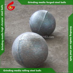 2.5 inch High chrome cast grinding media steel balls for cement and mining