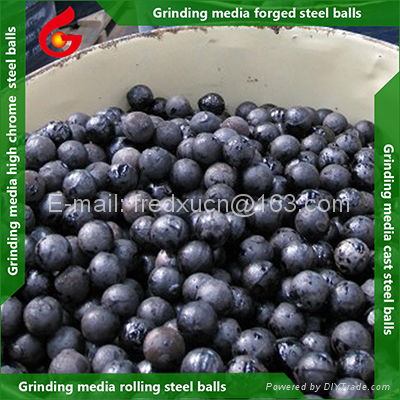 3.5 inch Cast steel alloy high chrome grinding media steel ball for mill 3