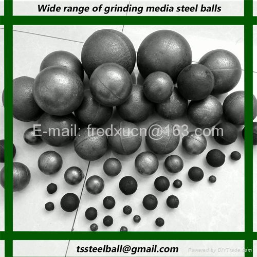 3.5 inch Cast steel alloy high chrome grinding media steel ball for mill