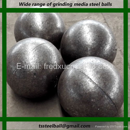 Low chrome cast steel grinding balls for metal mine and coal mill  5