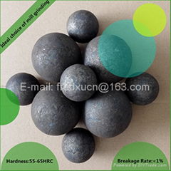 Forged steel grinding balls for gold mining and cement coal ball mill