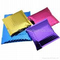 Flashy metallic bubble envelopes/bags for postal packaging  2