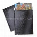 Black full color poly bubble mailing envelopes  2