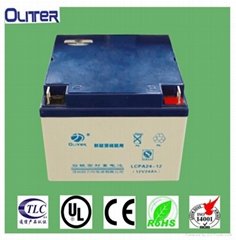 Fixed valve control type sealed lead-acid battery