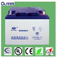 Fixed valve control type sealed lead-acid battery 1