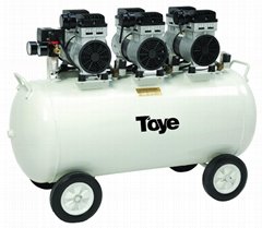 TOYE Silent Oil free Air Compressor For Six Dental Chair Unit