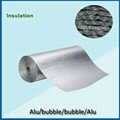 aluminum foil 2- layers bubble