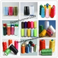 100% polyester dyed colour sewing thread