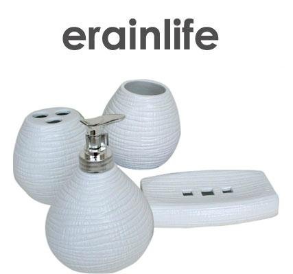 erainlife Elegance Style ERCE-0028 Beautiful Ceramic Bathroom Set