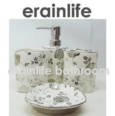  Beautiful Colorful Round Ceramic Bathroom Set