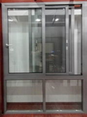 66 thermal break sliding aluminium window made in China