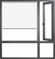 55 thermal break casement aluminium door made in China