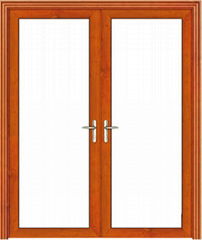 95 thermal break swing aluminium door made in China