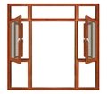 60 nonthermal break casement aluminium door made in China 3