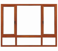 73mm thermal break aluminium casement window made in China