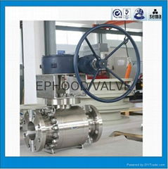 DN300 PN64 Stainless Steel Trunnion Mounted Ball Valve