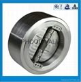 10 inch Special Material Zirconium Alloy Wafer type Double Disc Check Valve