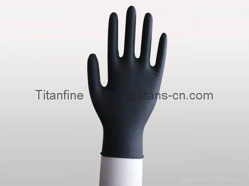 Disposable Black Nitrile Examination Gloves