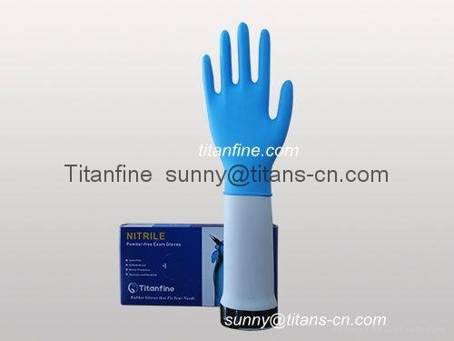 blue nitrile examination gloves 3