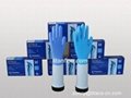 ice blue nitrile examination gloves 2