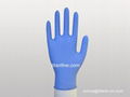 ice blue nitrile examination gloves