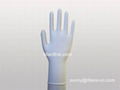 white nitrile examination gloves