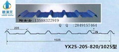 碧瀾天YX25-205-820彩鋼板