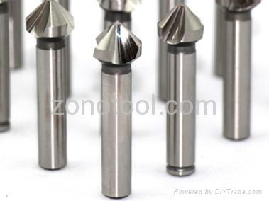 Standard Series HSS 3 Flute Countersink 90 degree, DIN335C 2