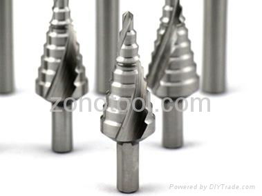 HSS Spiral Grooved Step Drills 2