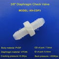 9mm ozone resistant plastic check valve