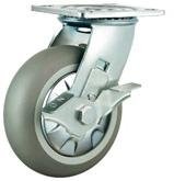 Heavy duty TPR casters