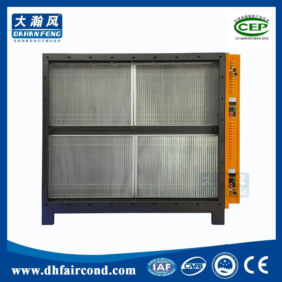 industrial commercial ESP kitchen smoke air purifier ionizer electrostatic preci 4