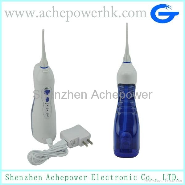 Rechargeable portable oral irrigator with three working modes 