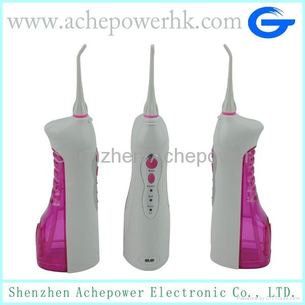 Rechargeable portable oral irrigator with three working modes  4