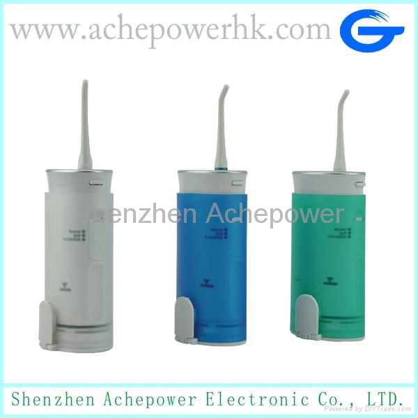 Retractable protable oral irrigator water flosser with CE ROHS FCC certificate