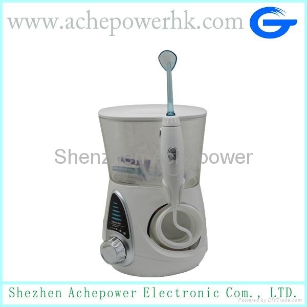 Countertop oral irrigator water flosser with water pressure from 5 to 110psi 3
