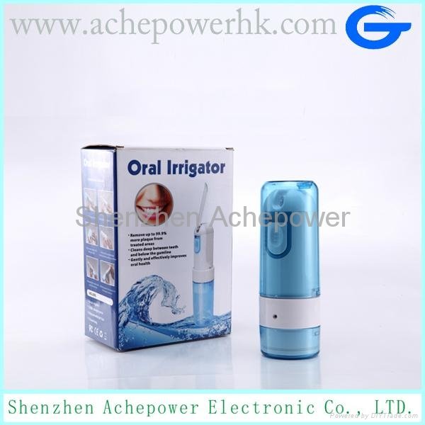 Portable oral irrigator water flosser with nasal tip and USB charger 4