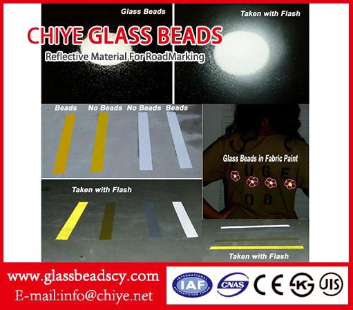 EN 1423 GLASS BEADS For ROAD MARKING CHINA REFLECTIVE GLASS BEAD/ Traffic Safety 3