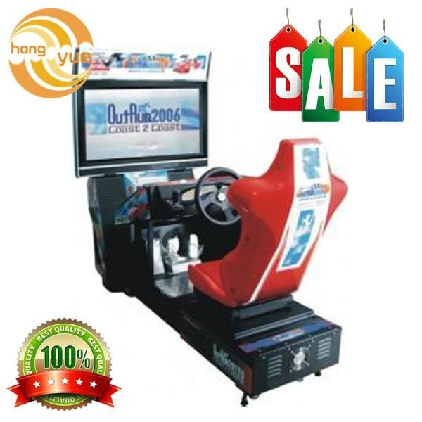 Luxury racing car game machine 32 LCD outrun car racing simulator 