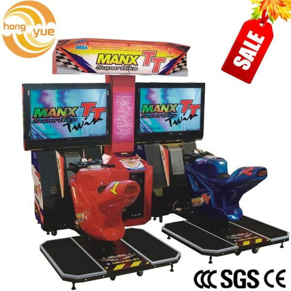 32-inch TT motorcycle simulator game machine