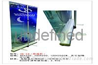 Aluminum telescopic rod roll-up banner