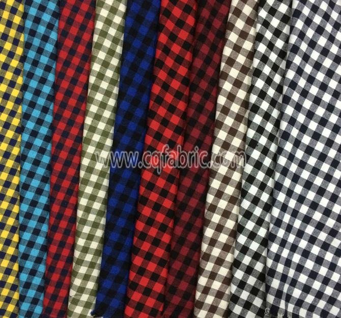  China Supplier 21Sx21S 100 Cotton Yarn Dyed Plaid Flannel Fabric YDF-011 4