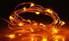 10 Meters 33ft 100L DC12V Warm White Mini LED Copper Wire Garland String Light